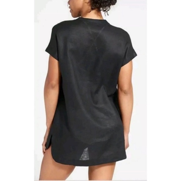 Athleta Oversized Linen Swim Cover Kaftan EUC - Picture 3 of 11